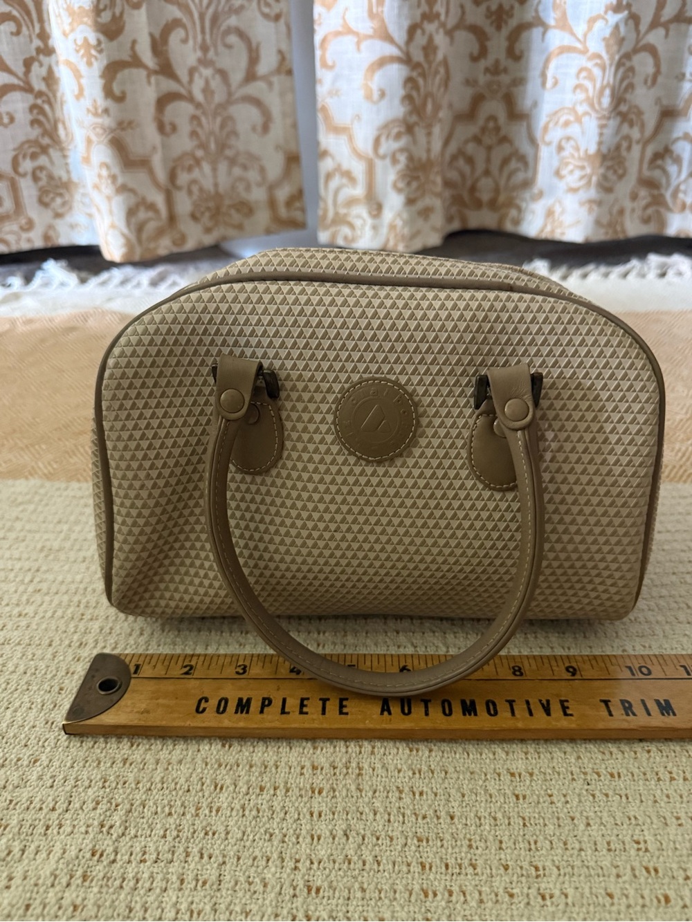 1983 Vintage Liz Claiborne Bowling Handbag Like New Condition - Picture 3 of 12